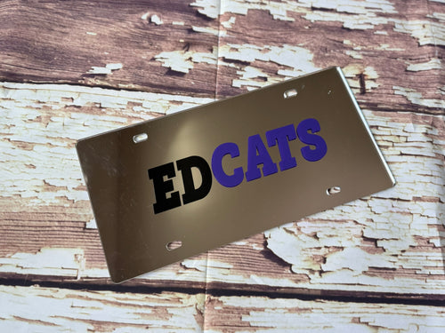 Mirrored Car Tag CT