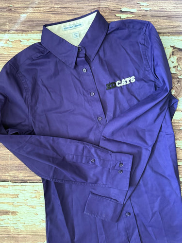 Long Sleeve LADIES Button Down Easy Care Shirt L608