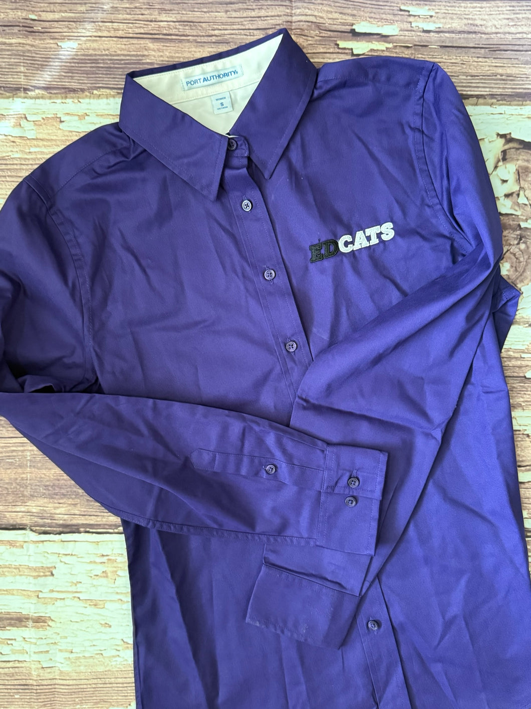 Long Sleeve LADIES Button Down Easy Care Shirt L608