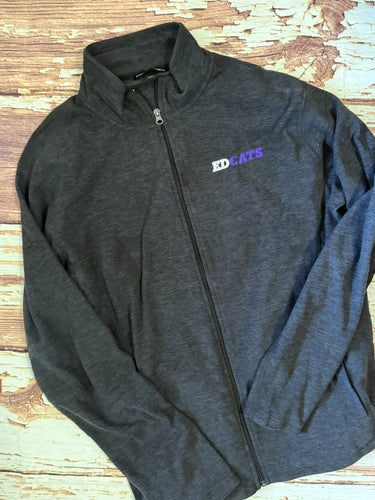Heather Microfleece Full-Zip Jacket F235