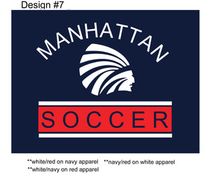 6051 3/4 Sleeve Shirt-Soccer